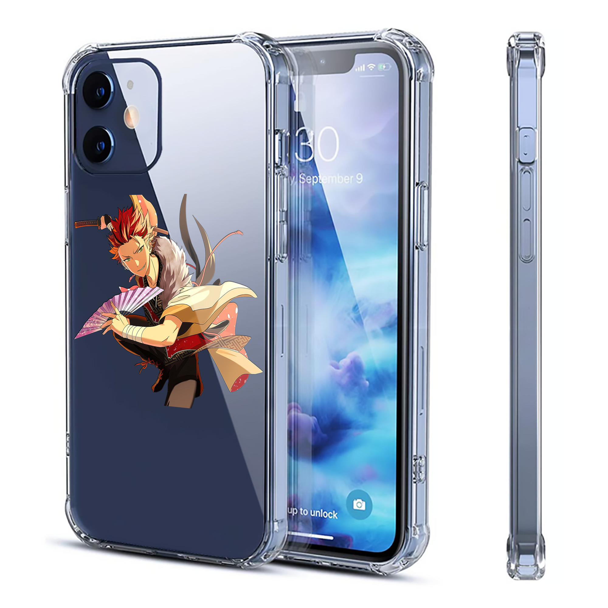 （画像用） あんさんぶるスターズ! Ensemble Stars 【iPhone 12シリーズ対応】透明スマホケース（クリアソフトケース）